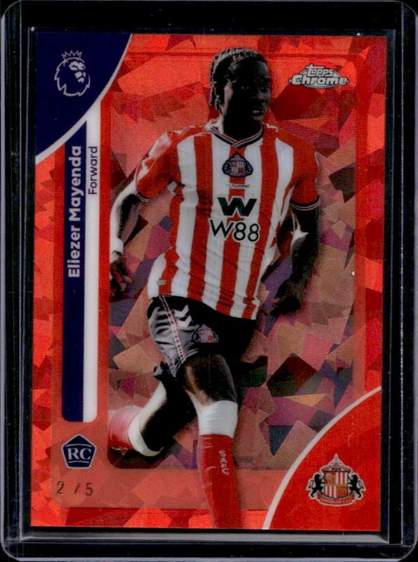 2026 Topps Chrome Premier League Sapphire Edition #162 Red Refractor /5