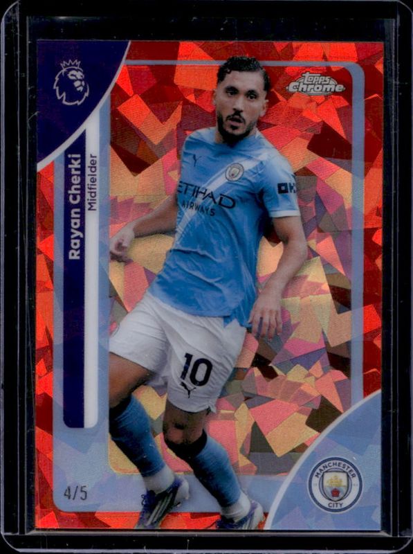 2026 Topps Chrome Premier League Sapphire Edition #126 Red Refractor /5