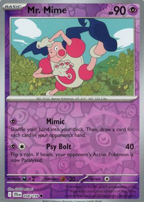 2025 Scarlet & Violet: Journey Together #058/159 Reverse Holo