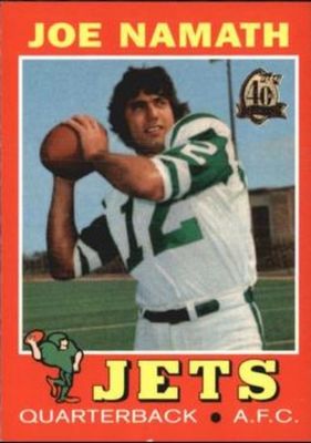 1996 Topps #250 Joe Namath Reprints