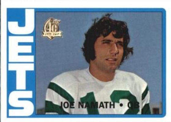 1996 Topps #100 Joe Namath Reprints