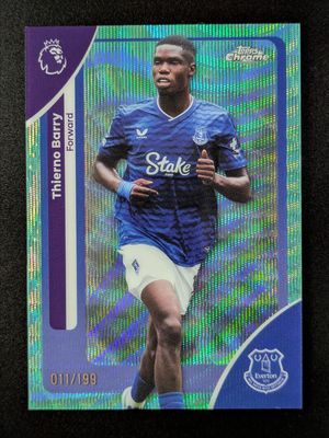 2026 Topps Chrome Premier League #89 Aqua Wave Refractor /199
