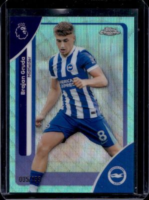 2026 Topps Chrome Premier League #41 Aqua Wave Refractor /199