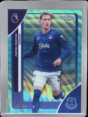 2026 Topps Chrome Premier League #86 Aqua Wave Refractor /199