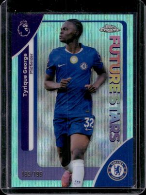 2026 Topps Chrome Premier League #70 Future Stars - Aqua Wave Refractor /199