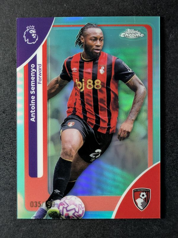 2026 Topps Chrome Premier League #3 Aqua Wave Refractor /199