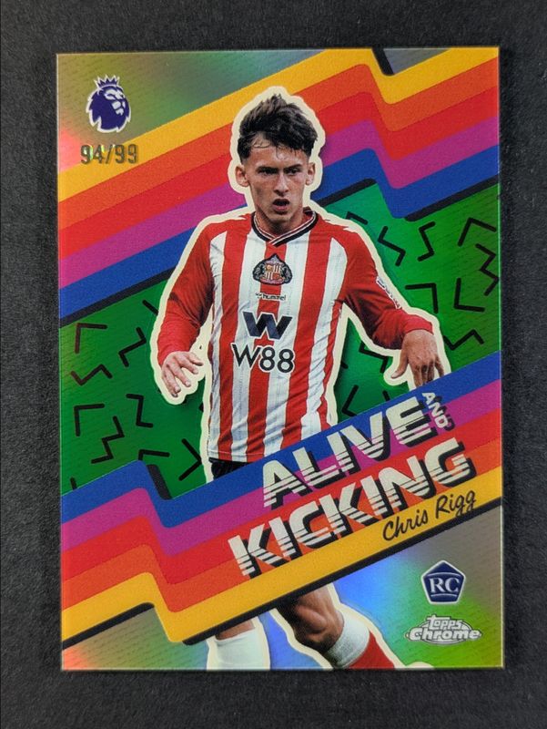 2026 Topps Chrome Premier League #AK-13 Alive & Kicking - Green Refractor /99