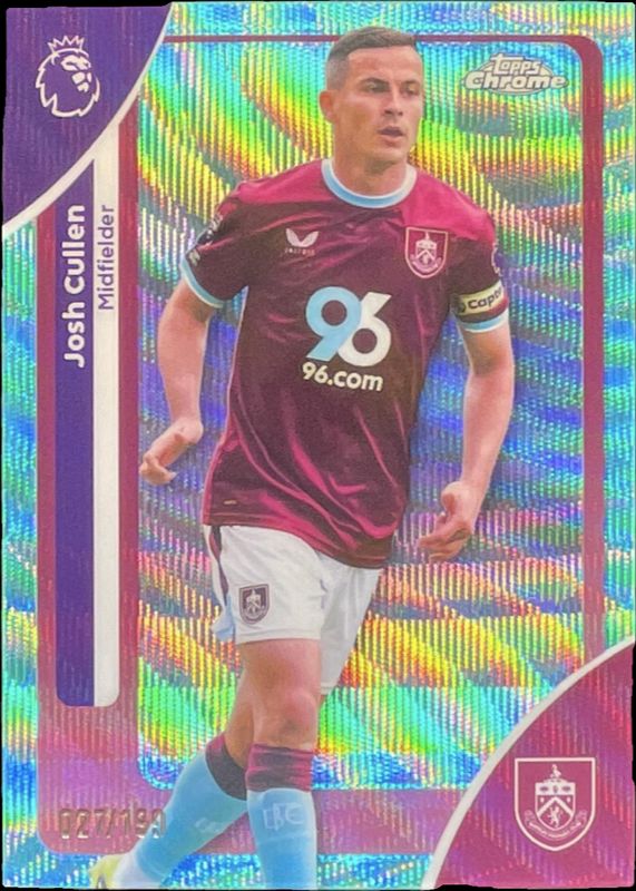 2026 Topps Chrome Premier League #56 Aqua Wave Refractor /199