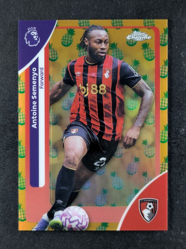 2026 Topps Chrome Premier League #3 Pineapple Blast Refractor