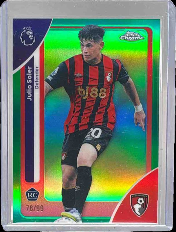 2026 Topps Chrome Premier League #5 Green Refractor /99