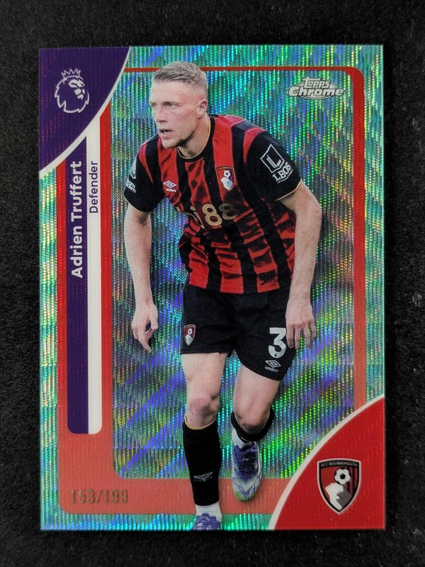 2026 Topps Chrome Premier League #10 Aqua Wave Refractor /199