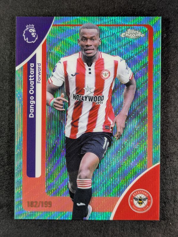 2026 Topps Chrome Premier League #35 Aqua Wave Refractor /199