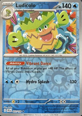 2025 Scarlet & Violet: Journey Together #037/159 Reverse Holo