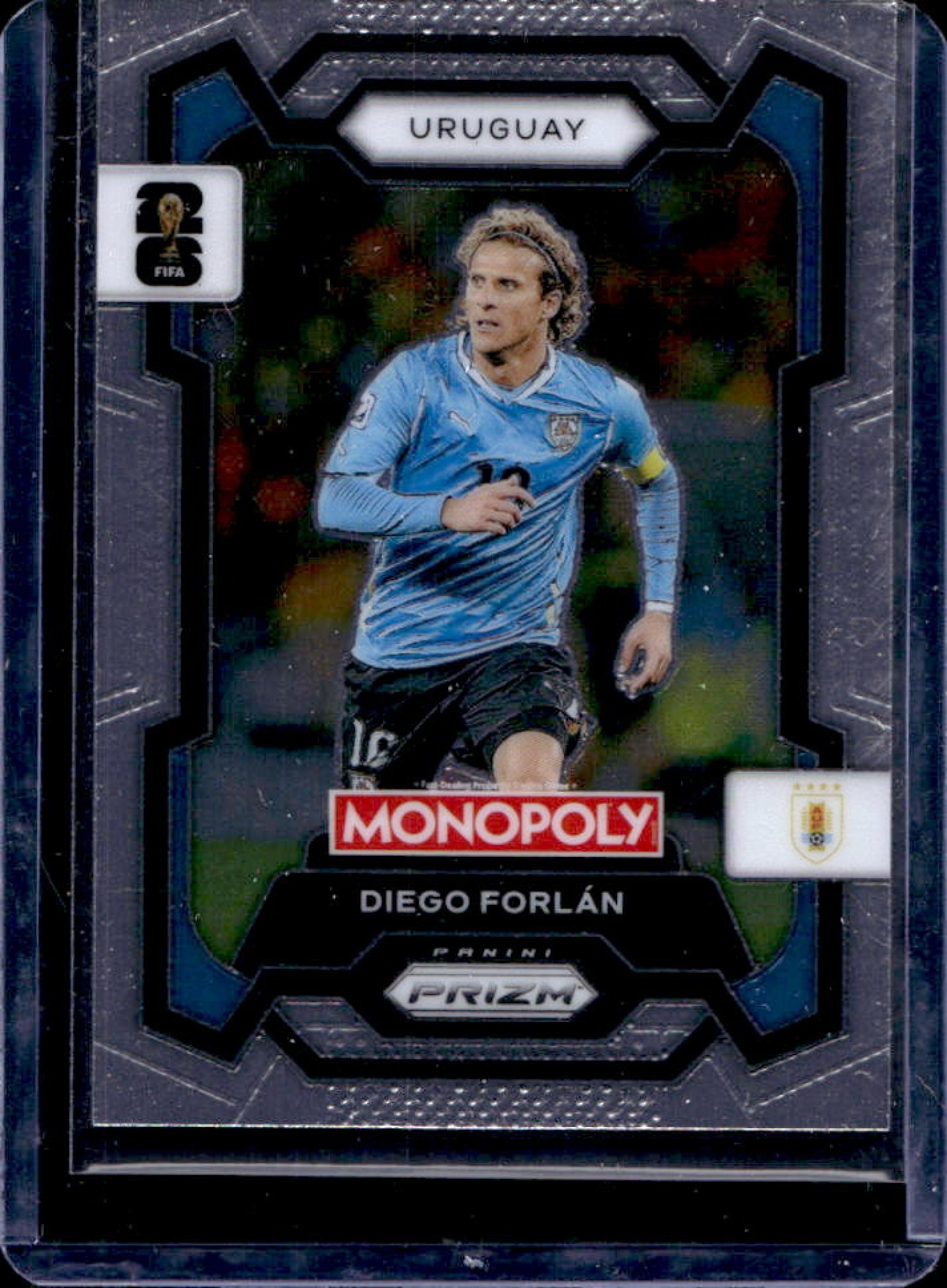 Diego Forlan 2026 Prizm Monopoly World Cup #68 Base Price Guide ...
