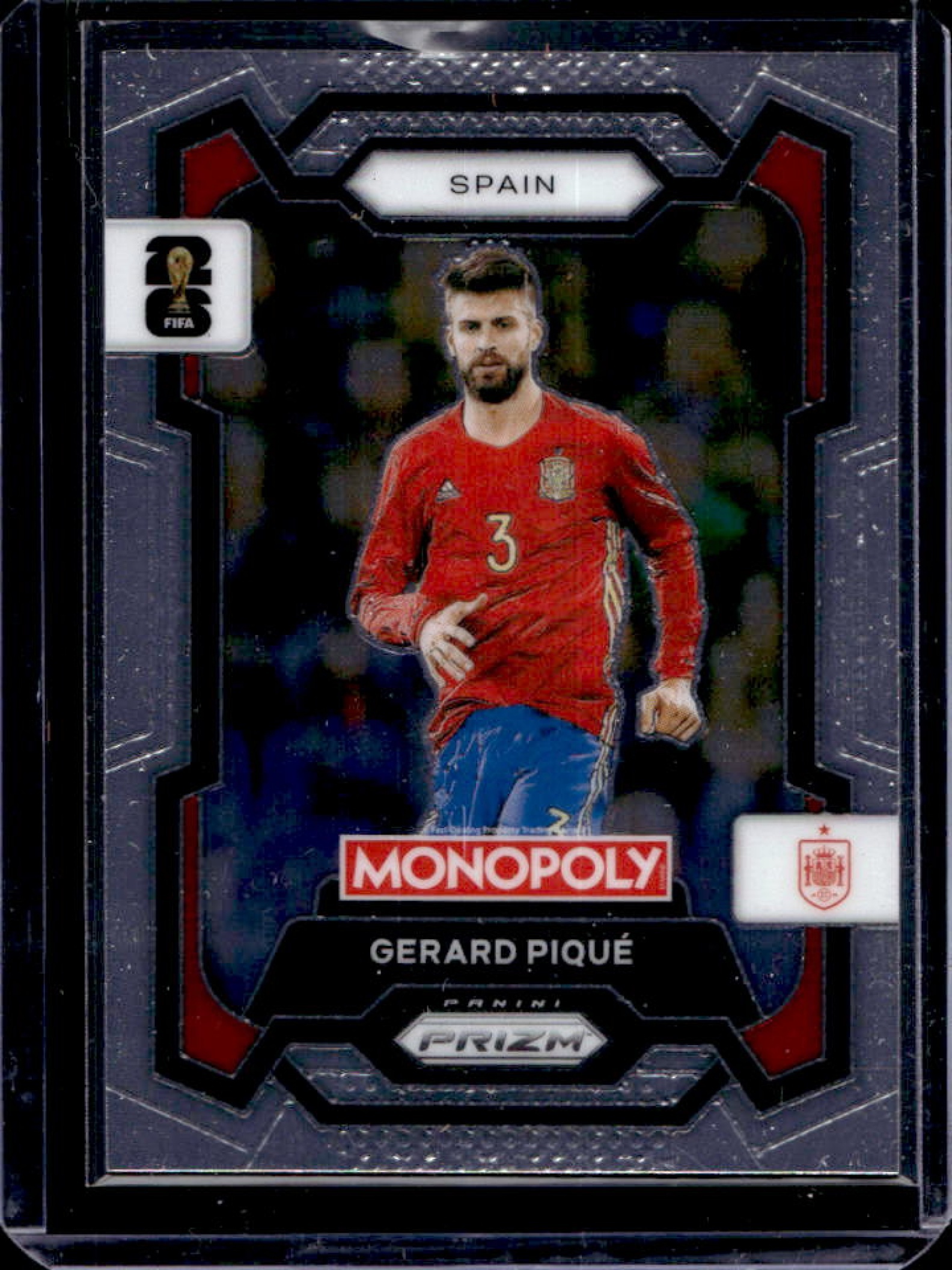 Gerard Pique 2026 Prizm Monopoly World Cup #46 Base Price Guide ...