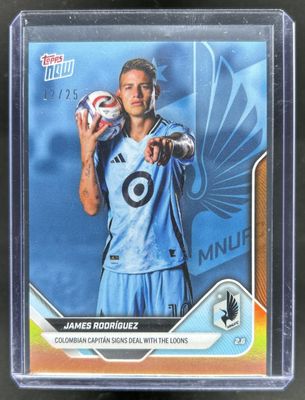 2026 Topps Now MLS #TN-JR Orange Foil