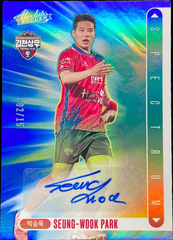 2025 Absolute K League #5 Spectrum Signatures - Blue /7