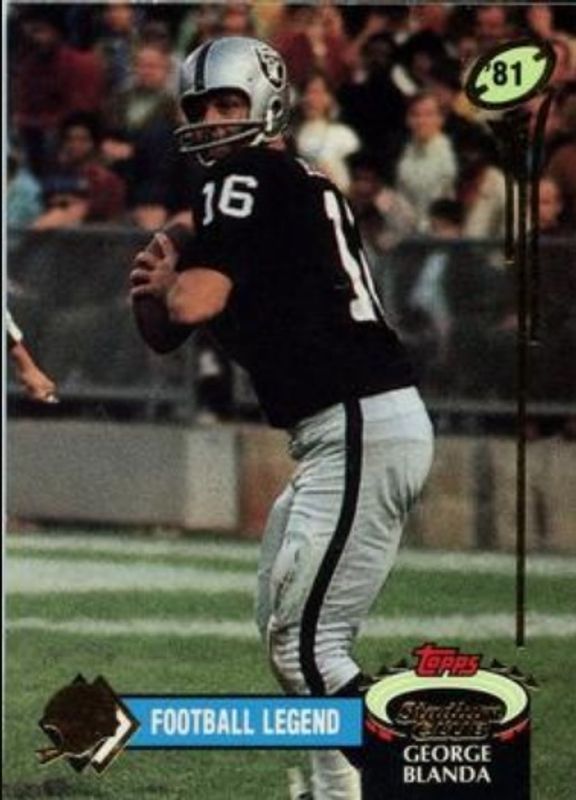 1992 Topps Stadium Club #4 QB Football Legends