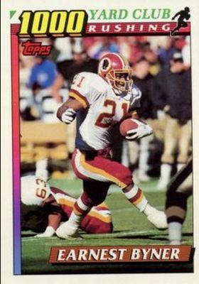 1991 Topps #6b 1000 Yard Club