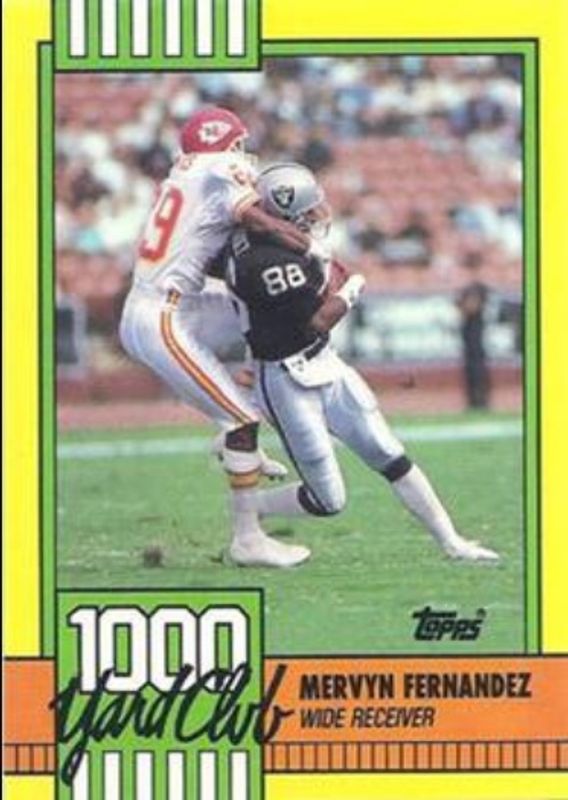 1990 Topps #25a 1000 Yard Club