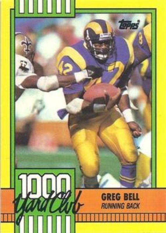 1990 Topps #20a 1000 Yard Club