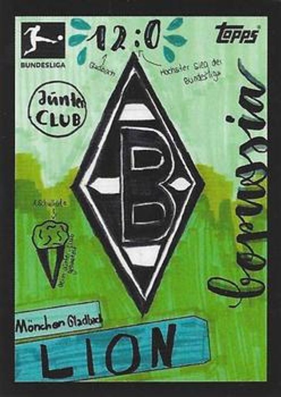 2021 Topps Bundesliga Sticker #443 Base