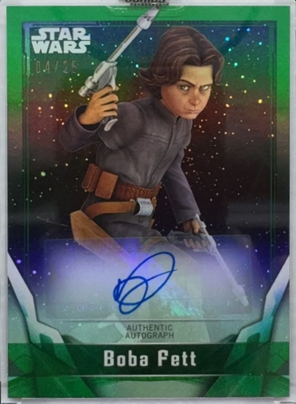 2021 Topps Star Wars Signature Series #A-DL2 Green /25