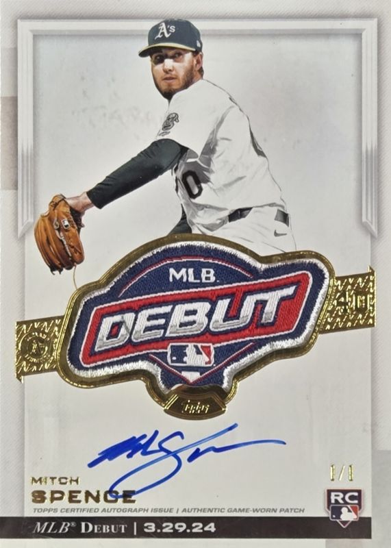2024 Topps Chrome Update #RDPA-MSP Rookie Debut Patch Autographs /1
