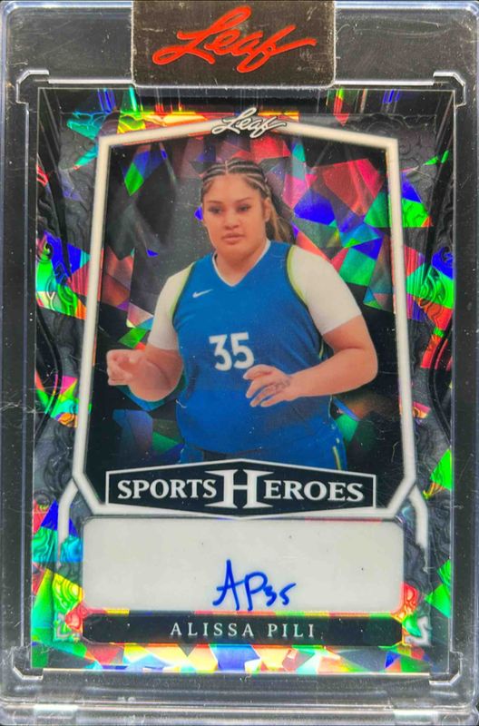 2025 Leaf Metal Sports Heroes #BA-AP1 Auto Crystal Silver /35