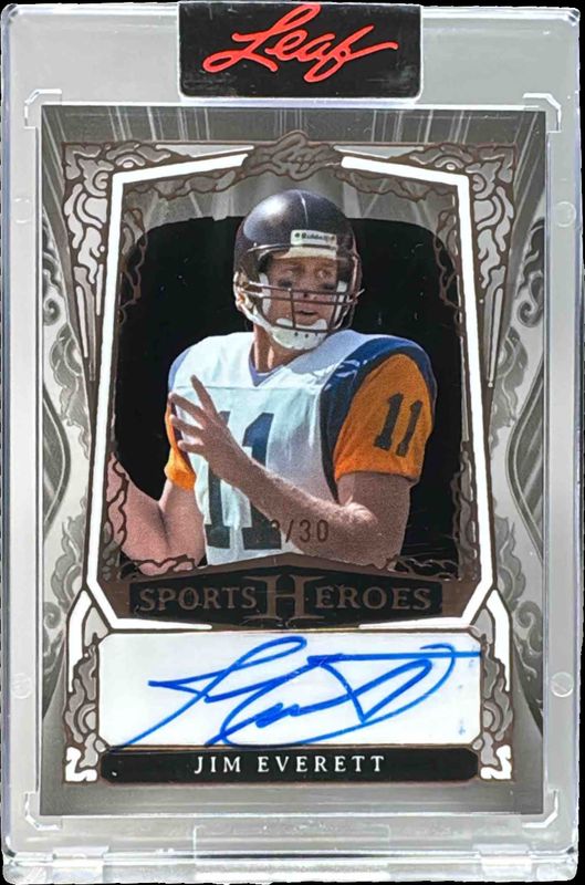 2025 Leaf Metal Sports Heroes #BAA-JE1 Auto Acetate PETG Bronze /25