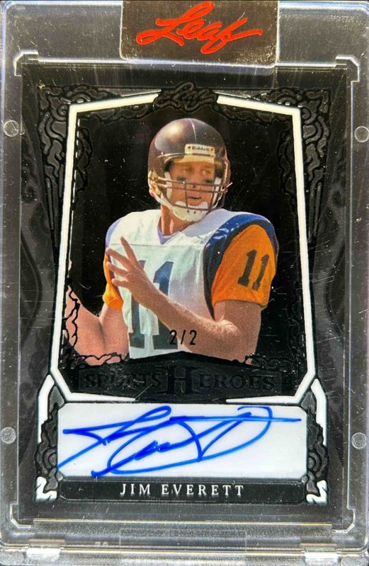 2025 Leaf Metal Sports Heroes #BA-JE1 Auto Crystal White /2