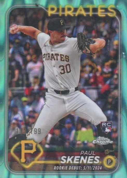 シングルカード Topps - PSA 10 Topps Chrome Update Paul Skenes PSA 10 PAUL SKENES 2024 TOPPS CHROME UPDATE X-FRACTOR