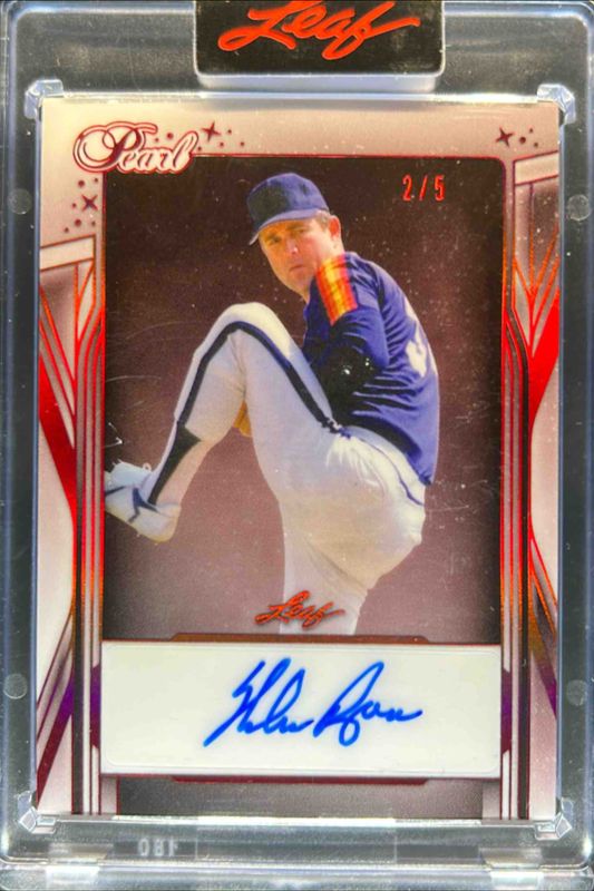 2025 Leaf Pearl #PS-NR1 Pearl Signatures - Red Spectrum /5