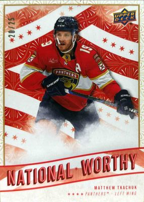2025 Upper Deck NSCC Wrapper Redemption #NW-3 National Worthy - Red /25