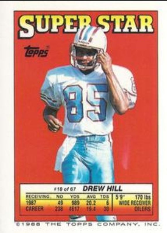 1988 Topps Stickers #18 Super Star Backs