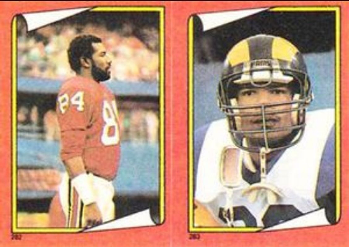 1988 Topps Stickers #282-/-283c Base