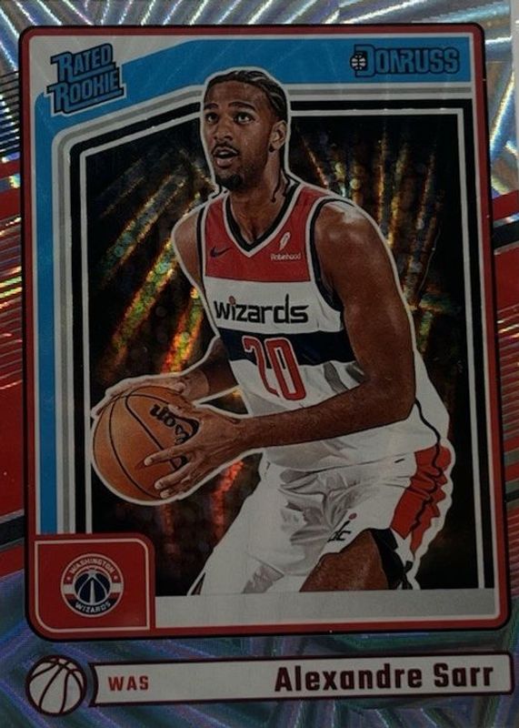 Alexandre Sarr 2024 Donruss #215 Wedges Rookie RAW