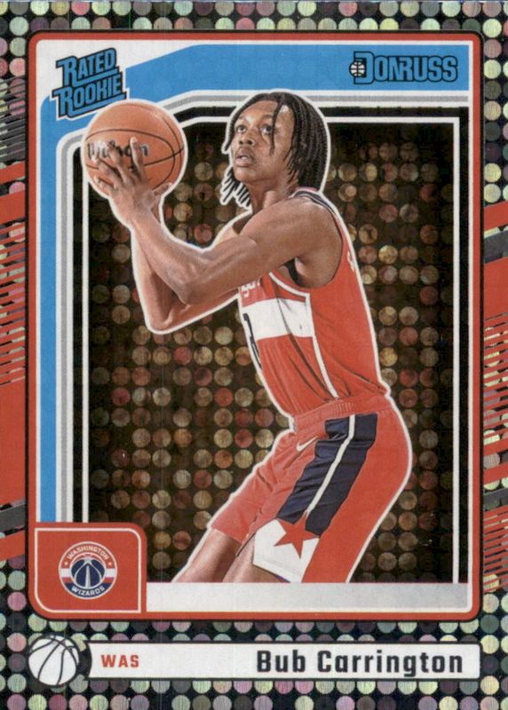 Bub Carrington 2024 Donruss #220 Disco Rookie RAW