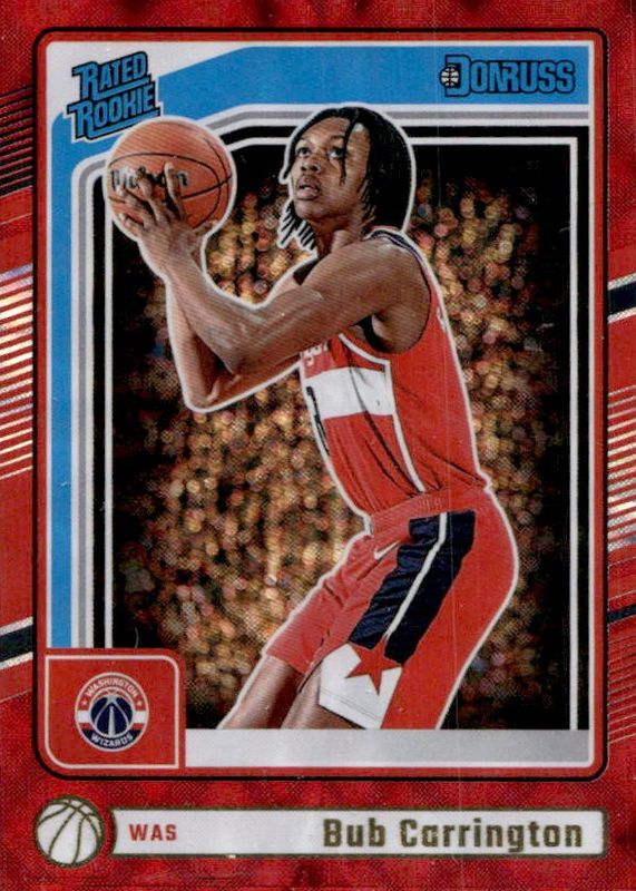 Bub Carrington 2024 Donruss #220 International Rookie RAW