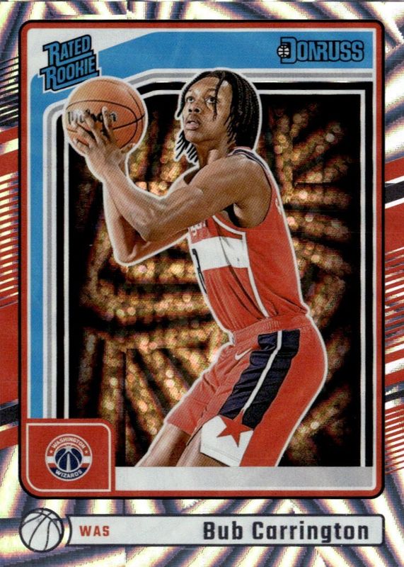 Bub Carrington 2024 Donruss #220 Wedges Rookie RAW
