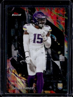 2024 Topps Finest #156 Uncommon - Black Geometric Refractor /20