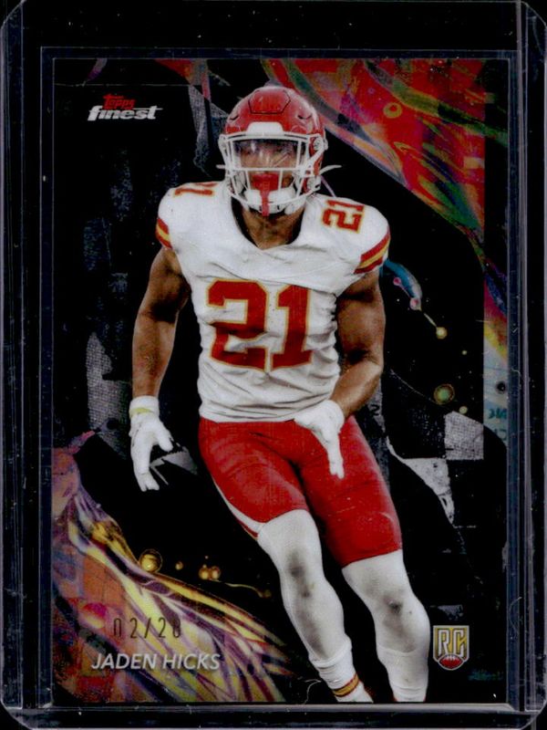 2024 Topps Finest #169 Uncommon - Black Geometric Refractor /20