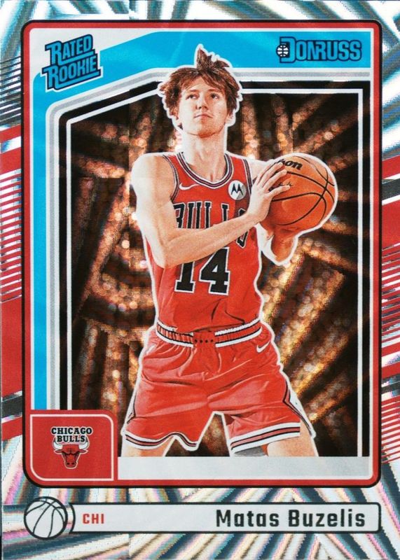 Matas Buzelis 2024 Donruss #240 Wedges Rookie RAW