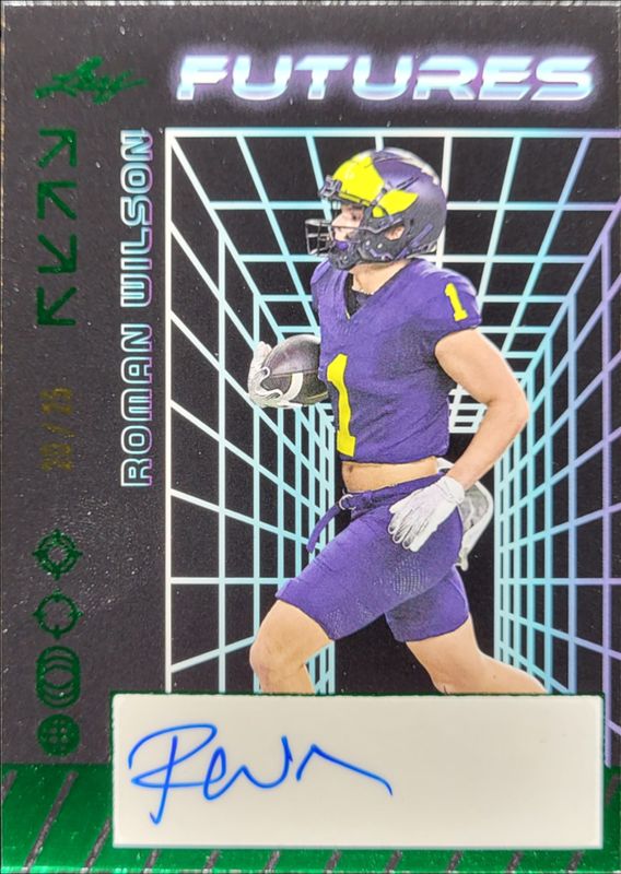2024 Leaf Futures #A-RW2 Autographs - Green /25