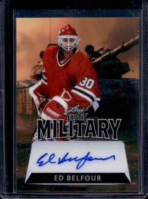 2024 Leaf Exotic Military #MA-EB2 Military Autographs - Army /5