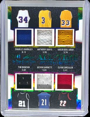 2024 Leaf In The Game Used Sports #ATB-1 All Time Box Plus Minus - Rainbow HoloFoil /40