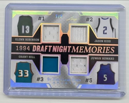 2024 Leaf In The Game Used Sports #DNM-13 Draft Night Memories - Silver Holo /2