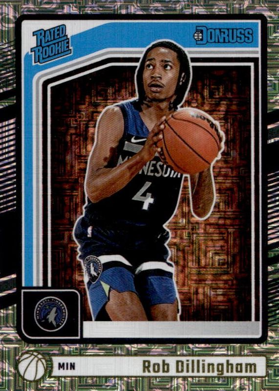 Rob Dillingham 2024 Donruss #204 Choice Dragon /(SSP) Rookie RAW