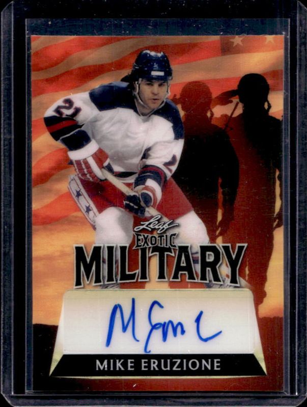 2024 Leaf Exotic Military #MA-ME1 Military Autographs - Salute /1