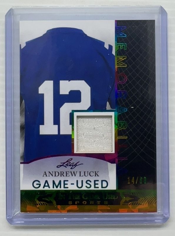 2024 Leaf In The Game Used Sports #GUM-1 Game Used Memorabilia - Rainbow HoloFoil /60